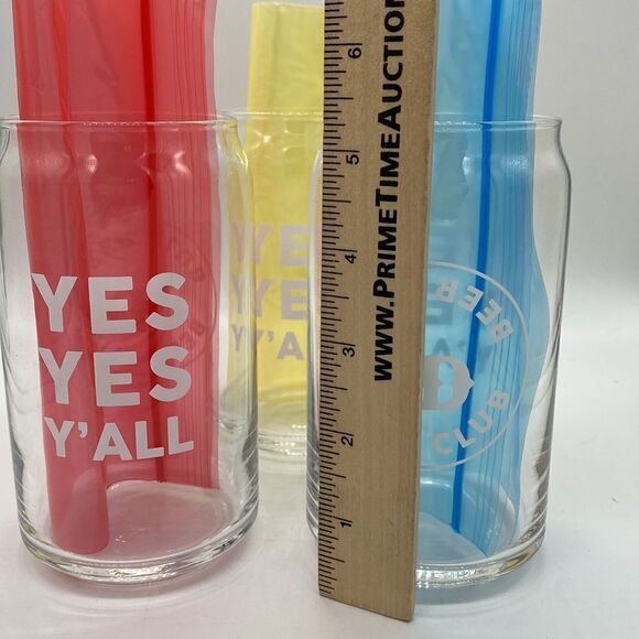 Lazy Dog Beer Club Glasses Set of Three 16 oz NIB - Picture 5 of 5